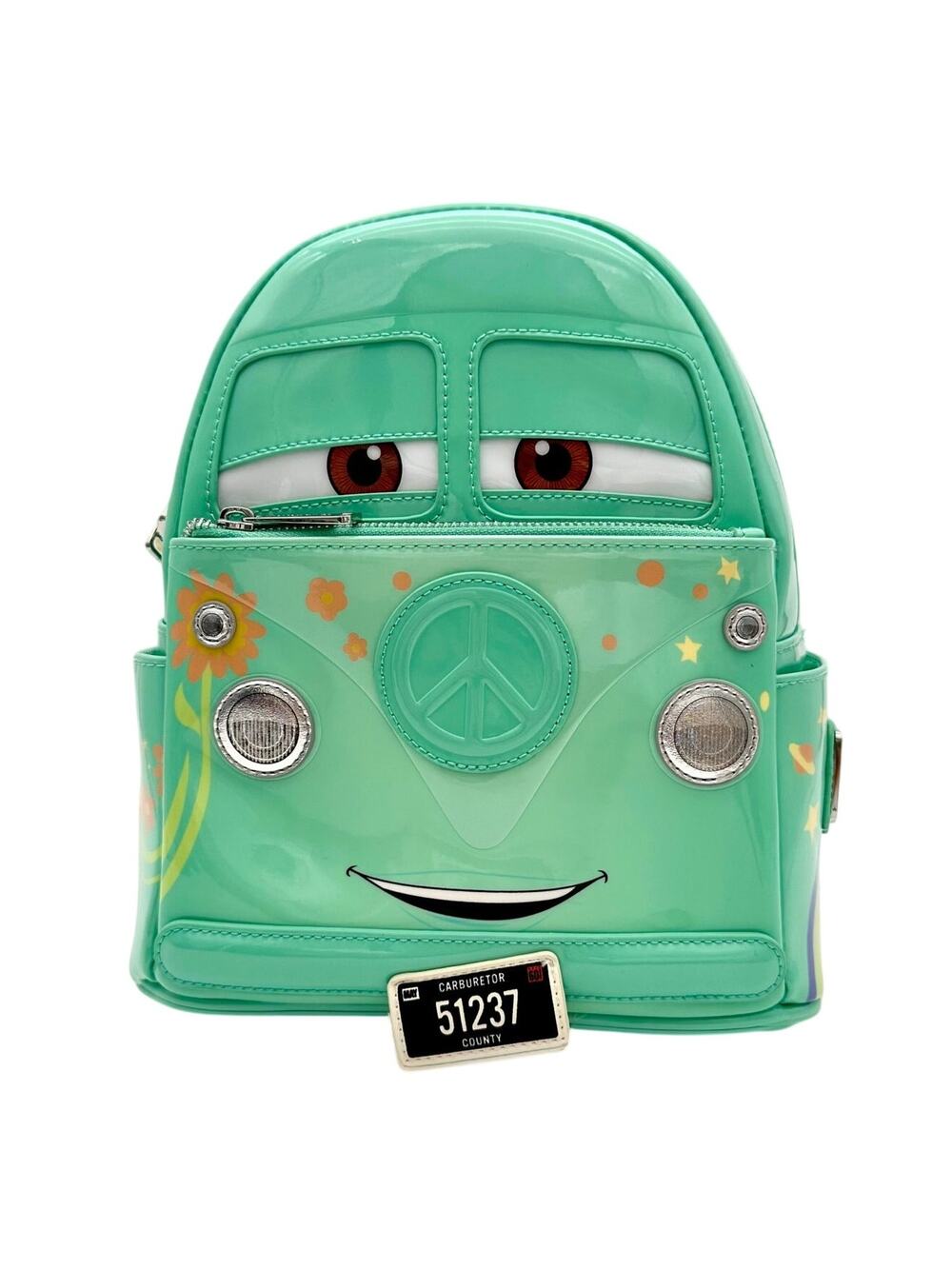 Loungefly Disney Pixar Cars Fillmore Exclusive Cosplay Mini Backpack NWT